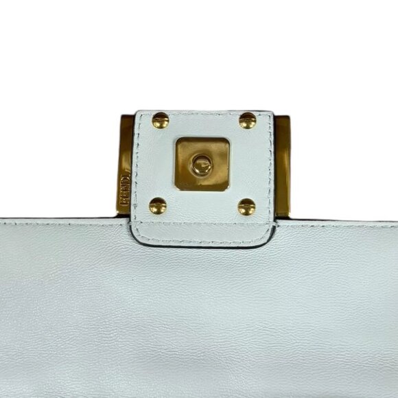 FENDI Shoulder Bag Cross Body 8BS017 leather 2way Chain Baguette Mini - Picture 7 of 9